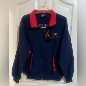 NWT VINTAGE 2000’s Men’s Starbus Golf Jacket Embroidered‎ Turtle Bay  Size M.